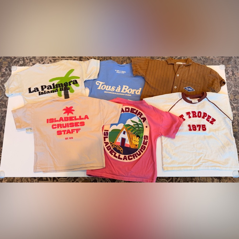 Zara Graphic Tees - set of 6